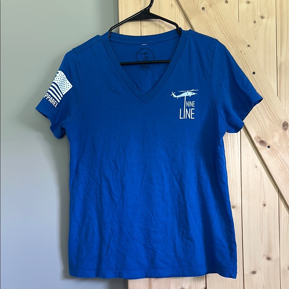 Nine Line Women's Blue Short Sleeve Tee